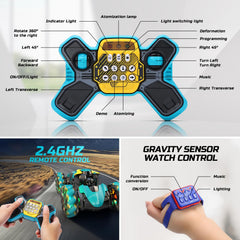 DEERC dual control lets kids switch between gesture and remote play.