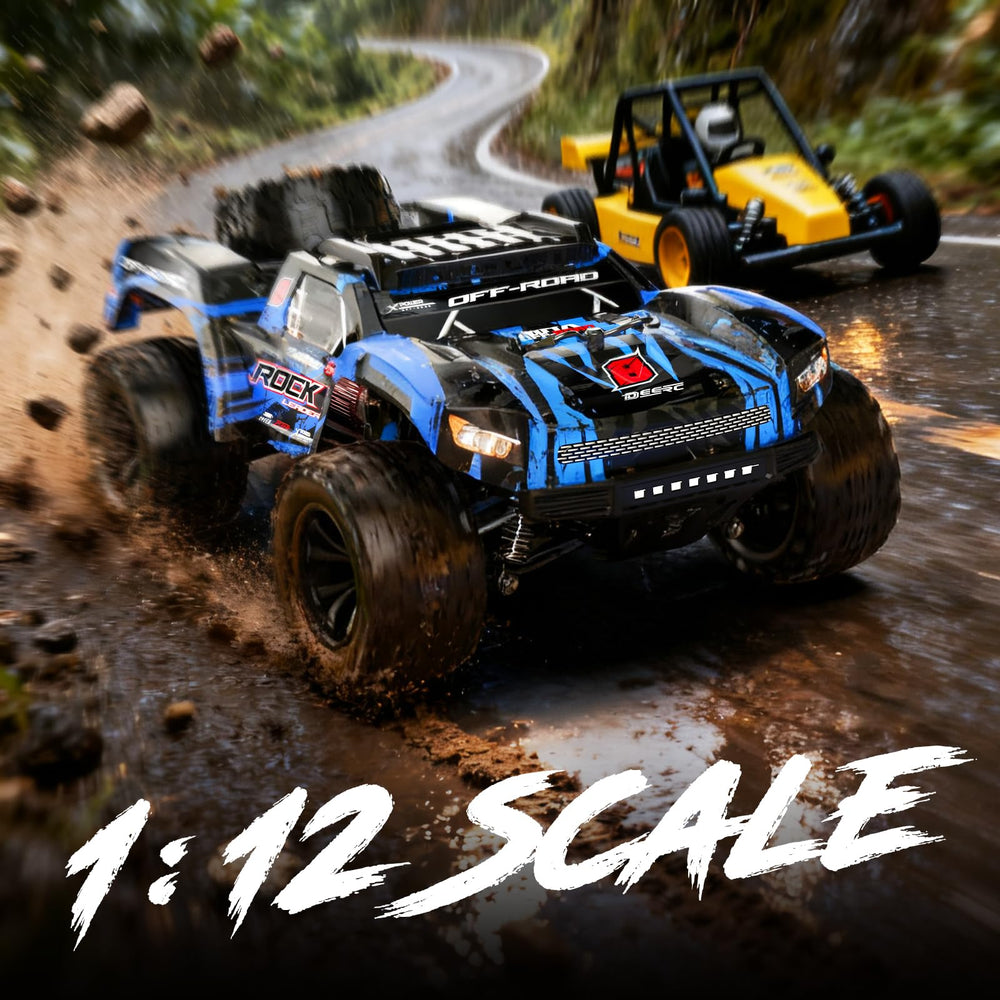 DEERC reinforced metal upgrades boost chassis durability during high-speed crashes.
