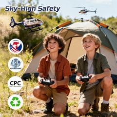 DEERC Rescue Helicopter spare parts kit supports quick maintenance and repairs.