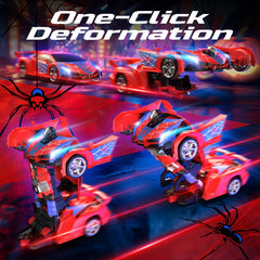 DEERC Spider RC Car performing 360-degree spins with precision.