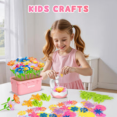 Deesry craft kit stems and bases support sturdy flower assembly for little hands.