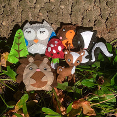 DeFieltro forest animals play display features finished characters