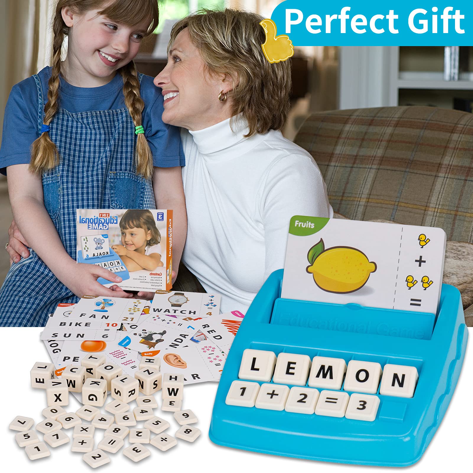 Degidegi large, durable letter cubes fit small hands