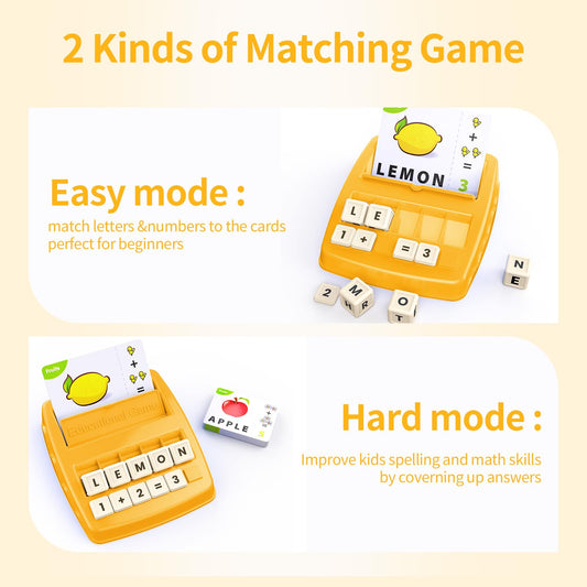 DEGIDEGI letter cubes close-up promotes hands-on spelling practice and word building