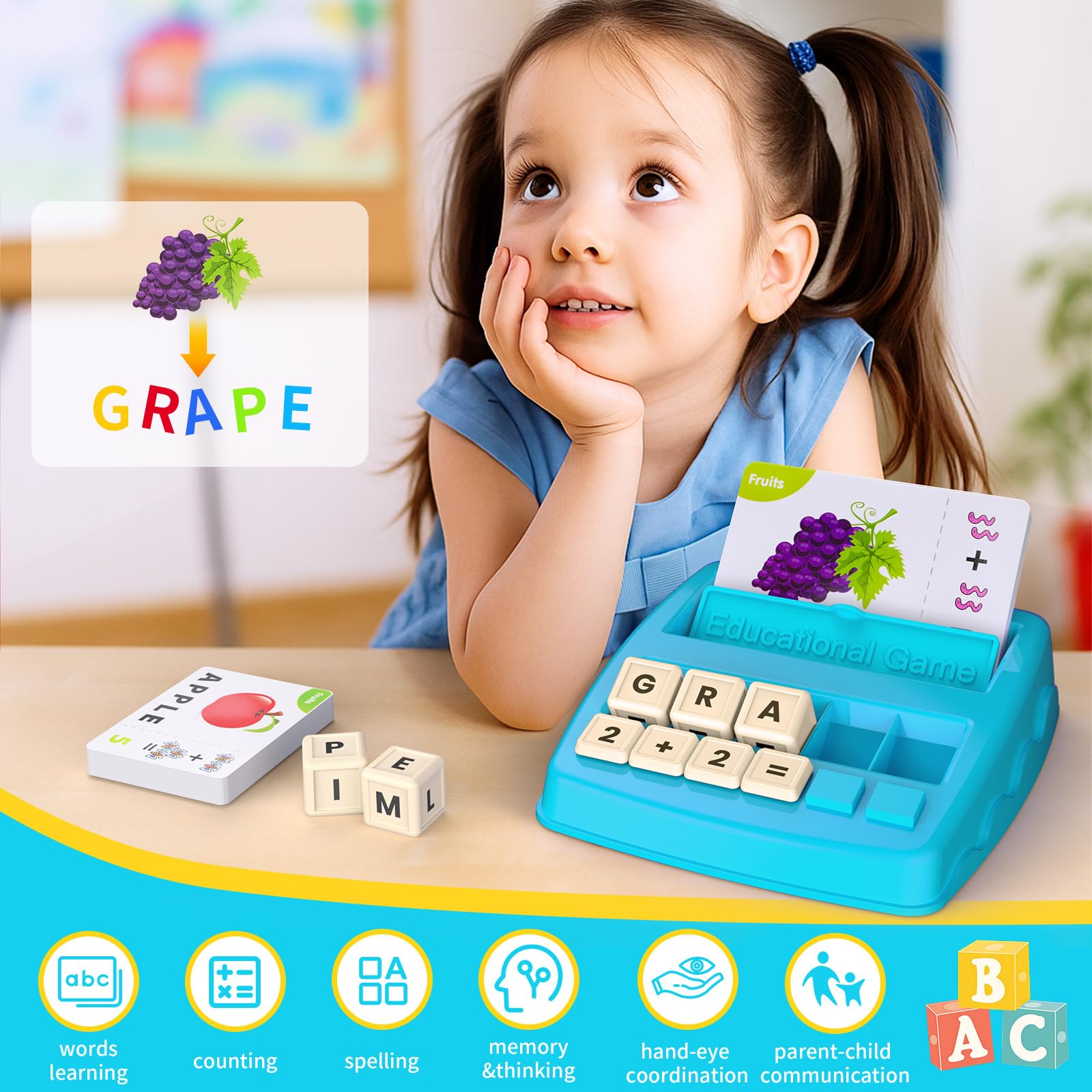 Degidegi multiple learning games covering letters and numbers