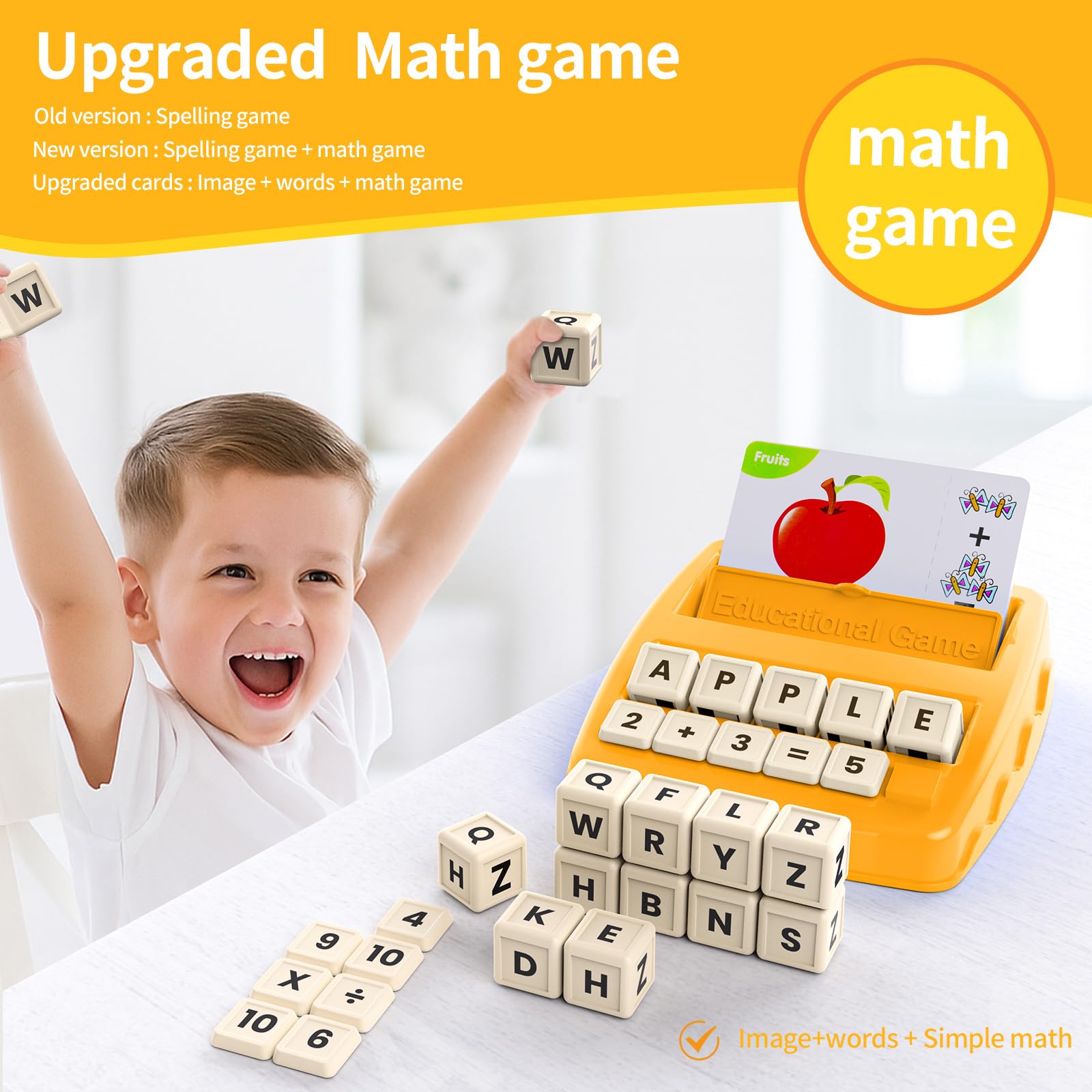 DEGIDEGI number blocks close-up encourages counting and basic arithmetic play