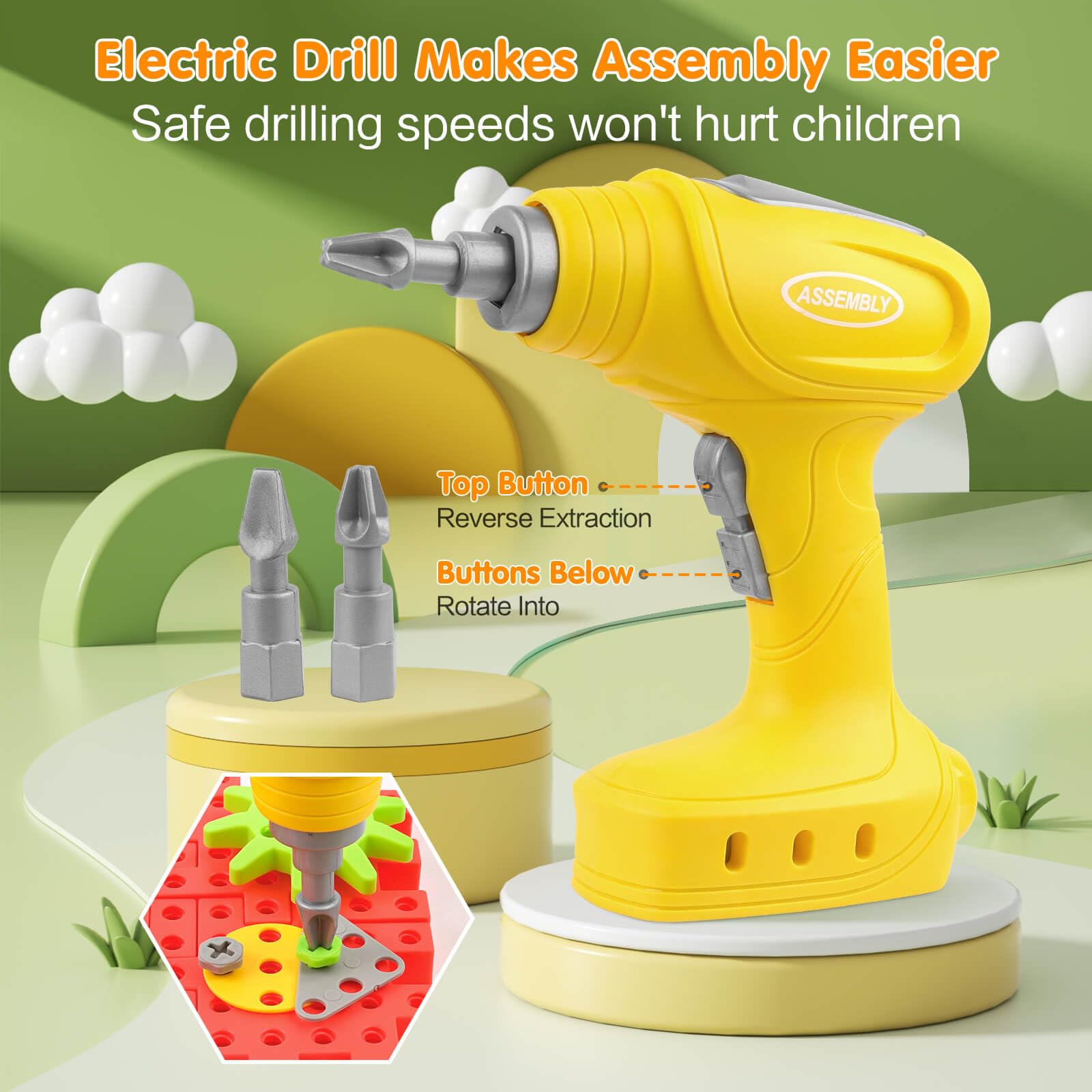 DEKILEA see-saw and swing accessories inspire interactive play