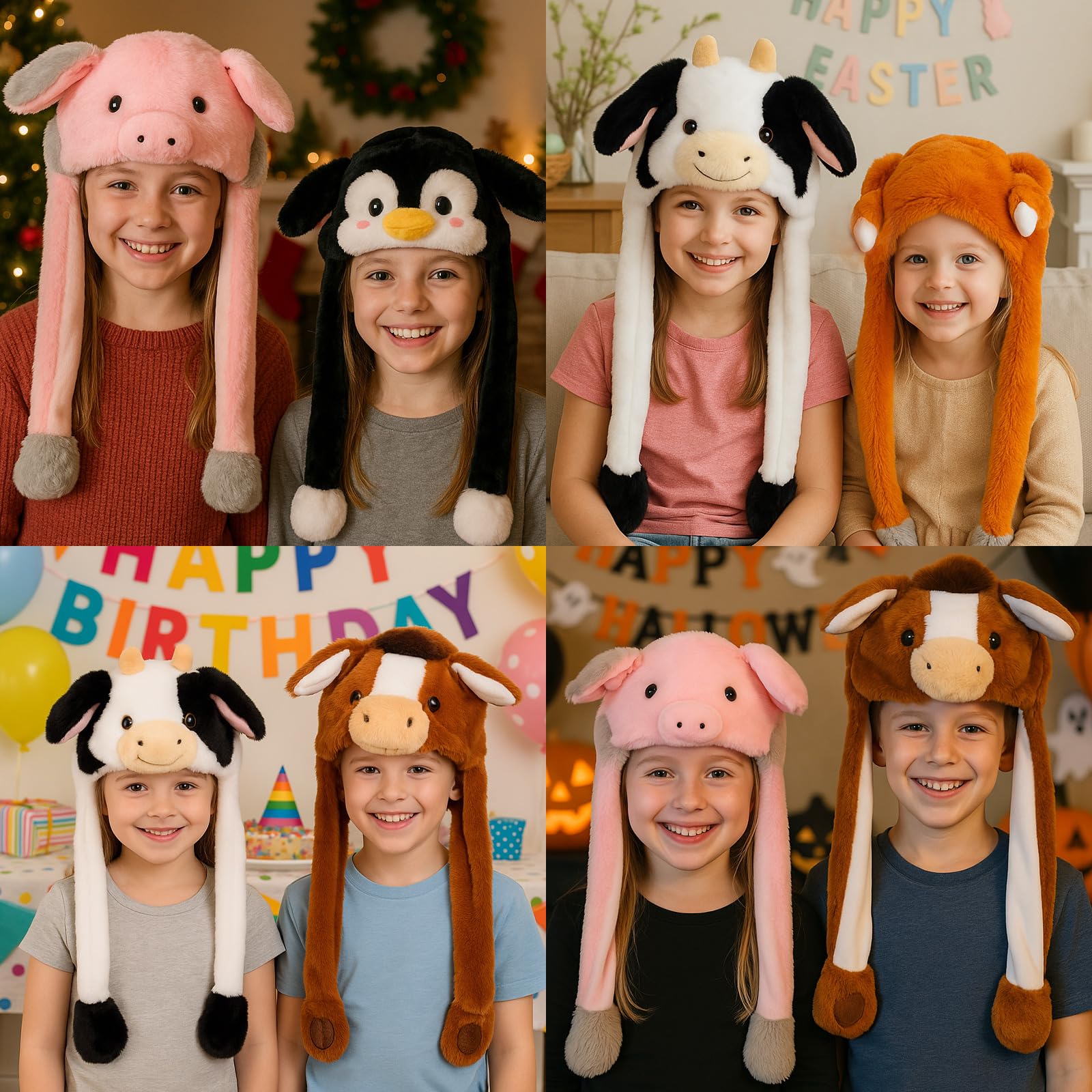 Deletoys roast turkey design hat provides cozy outdoor wear.