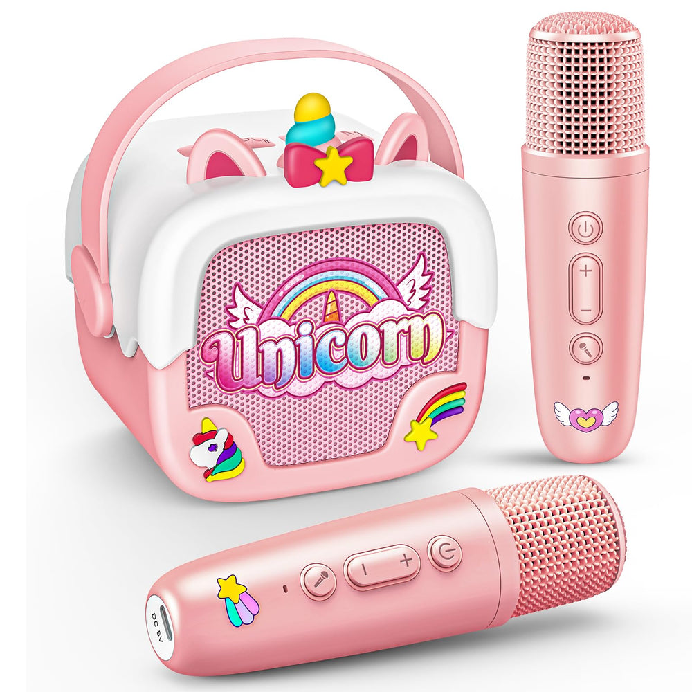 Delighkidz Mini Karaoke Unicorn hero shows portable party power for kids on the go