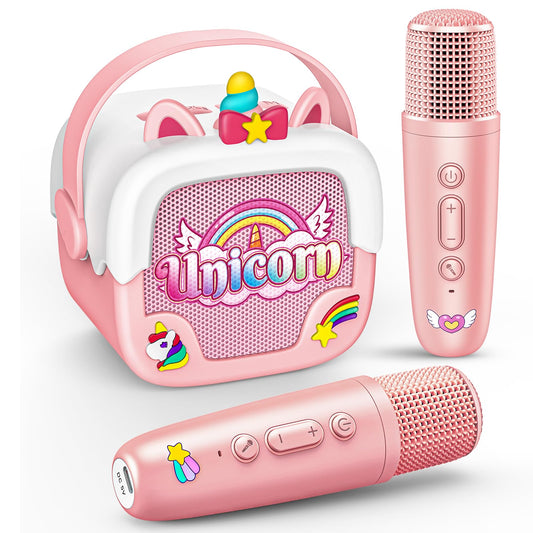 Delighkidz Mini Karaoke Unicorn hero shows portable party power for kids on the go