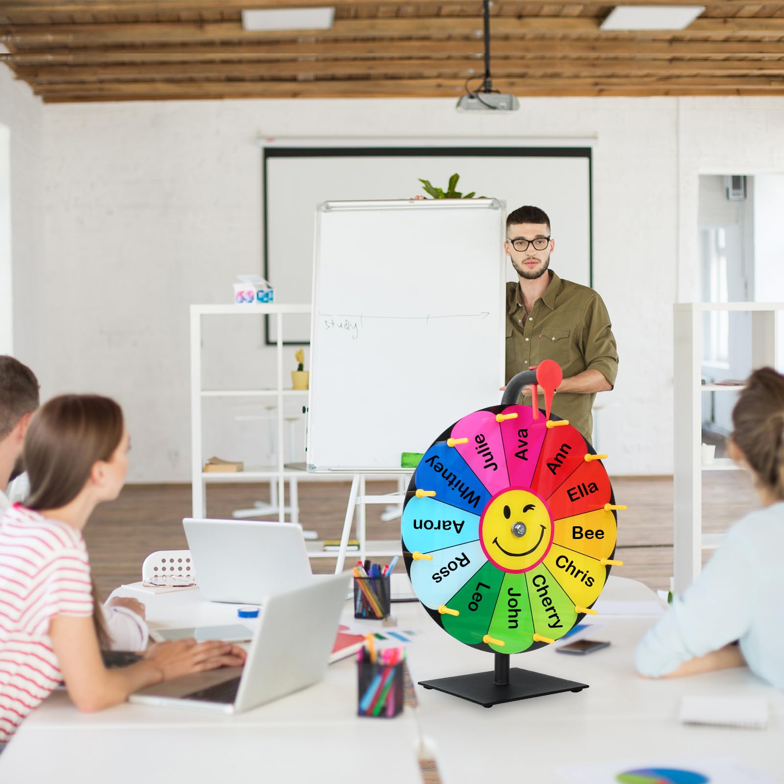 Delizon party wheel brings fun to games, parties, and family gatherings.