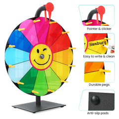 Delizon spinning wheel in action to energize group activities and decision making.
