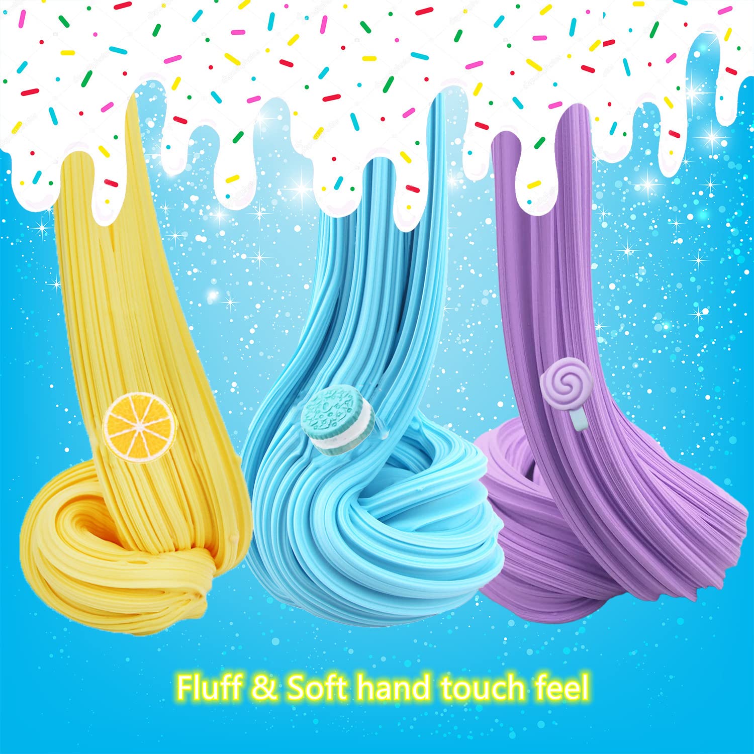 Delpaneo butter slime as a party favor for kids at a party