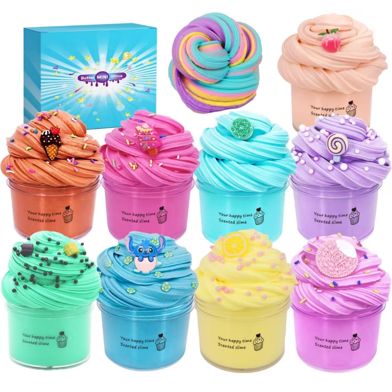 Delpaneo butter slime pack with soft texture for tactile play