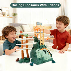 DELUTIQUE race track in playroom invites shared play for siblings