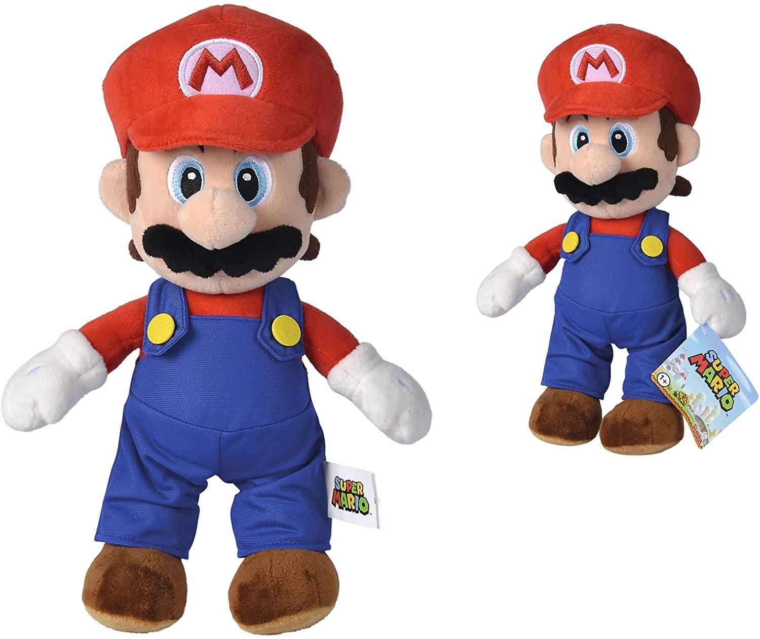 Deluxe Paws Simba Mario and Luigi pair, 20cm each for duo play and storytelling.