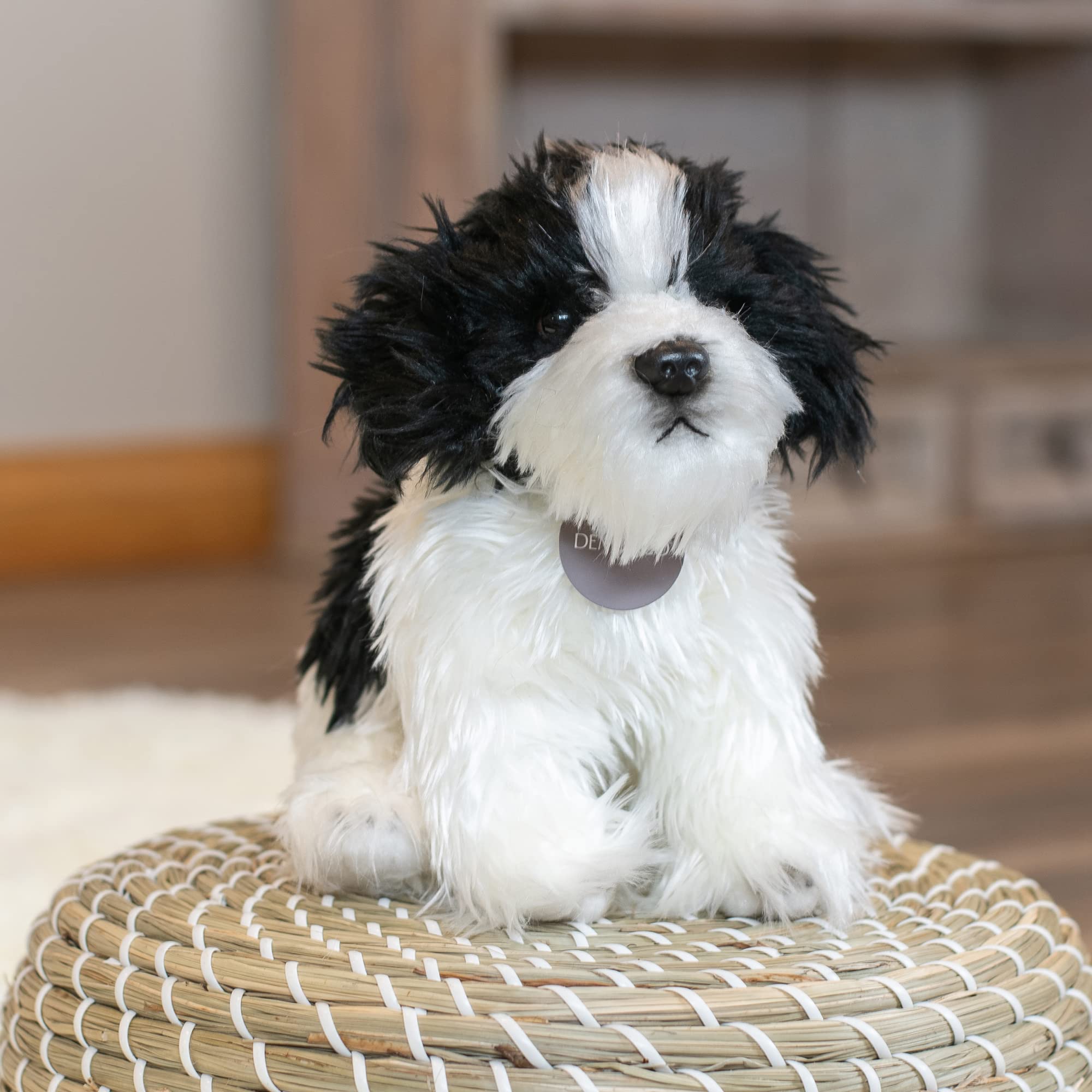 DEMDACO Havanese dog plush features soft fabric and lifelike accents for gentle snuggles.