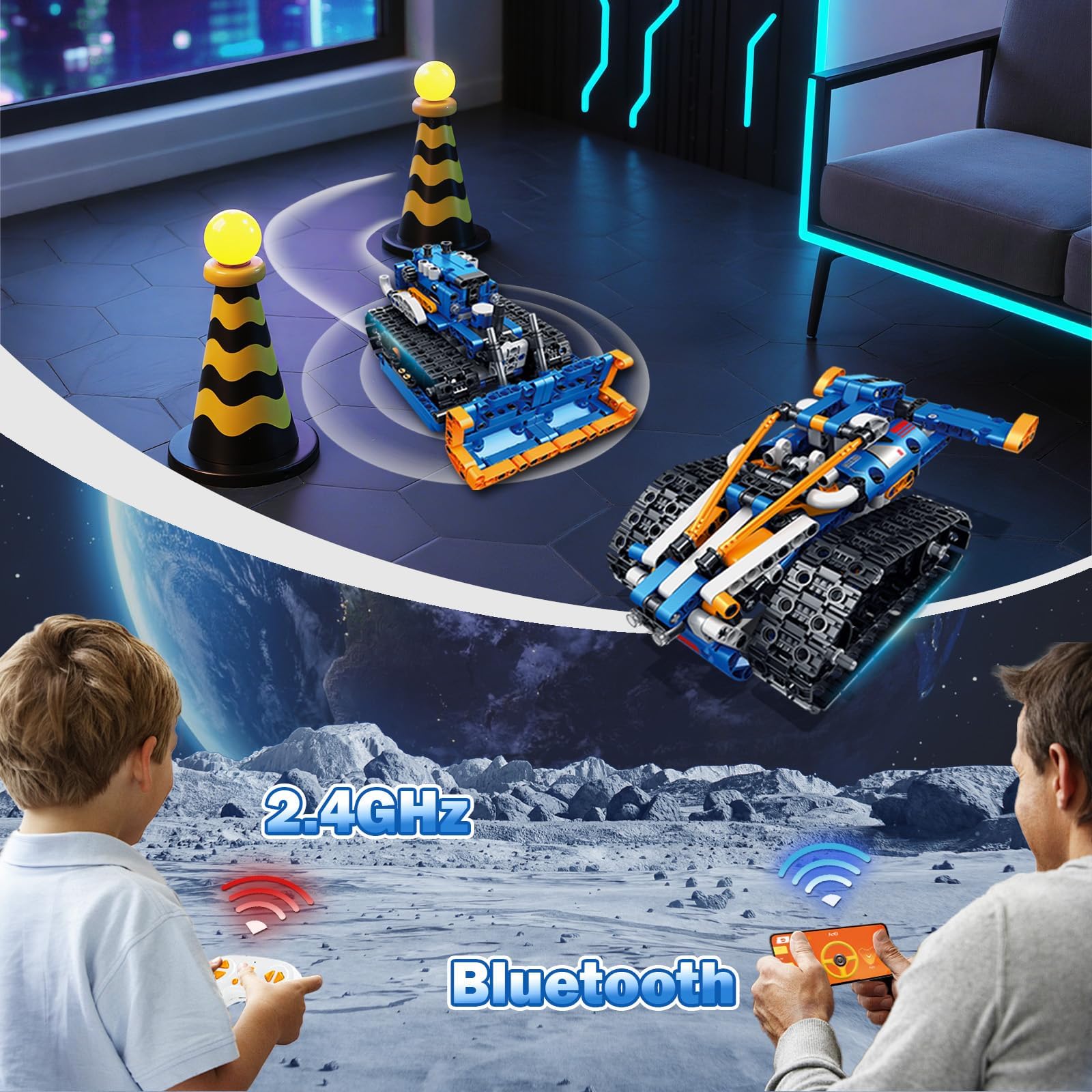 Demkia 5in1 robot kit battery life highlights up to 50 minutes