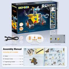 Demkia app control unlocks four modes for coding and driving.