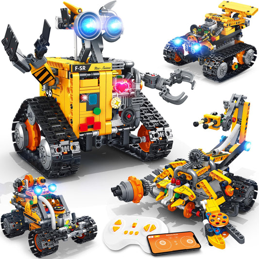Demkia wall robot from the 4-in-1 kit for creative play and learning.