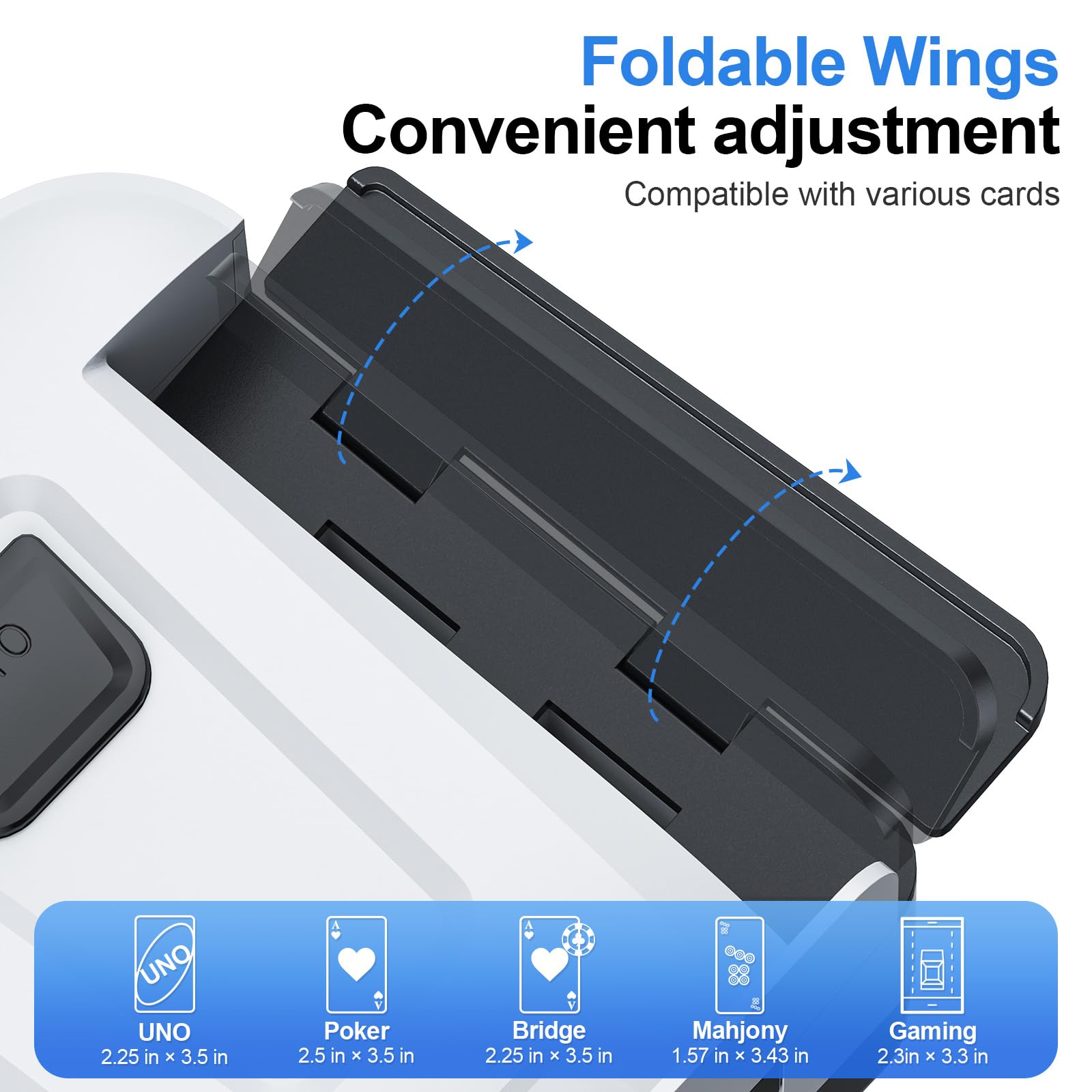 Demolike shuffler charging via USB C for on the go use