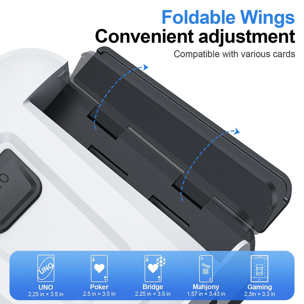 Demolike shuffler charging via USB C for on the go use