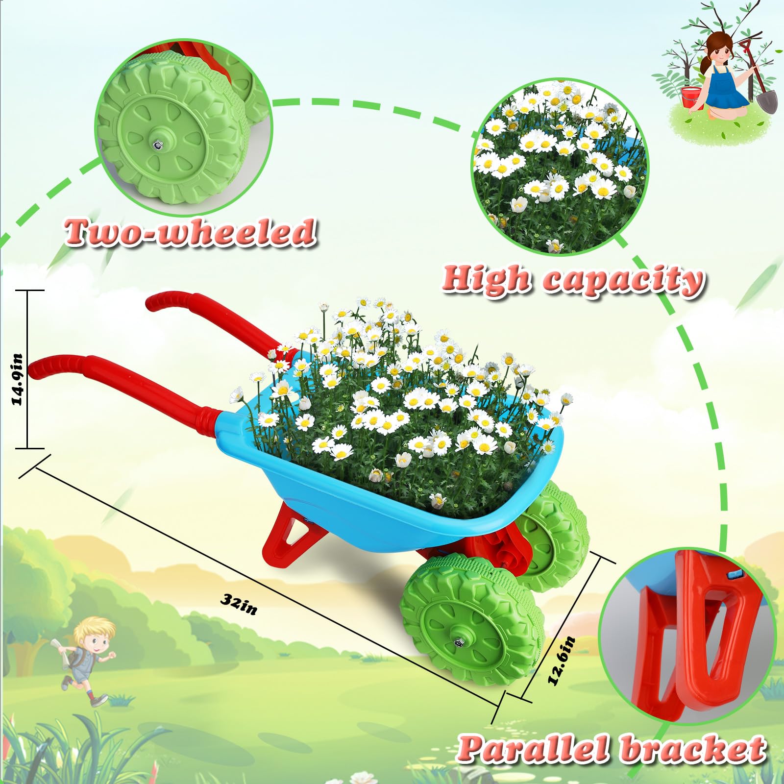 Demolike kids gloves protect small hands while gardening