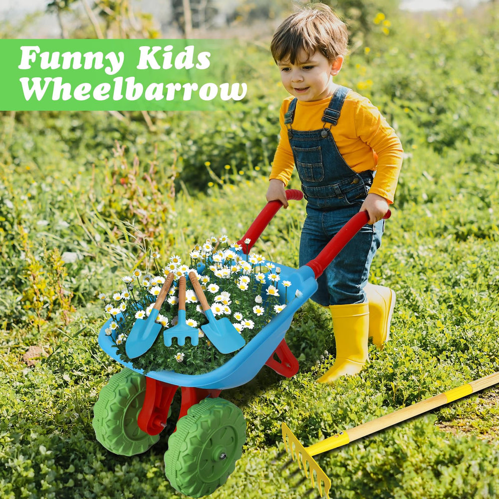 Demolike hoe helps kids cultivate soil with gentle motions