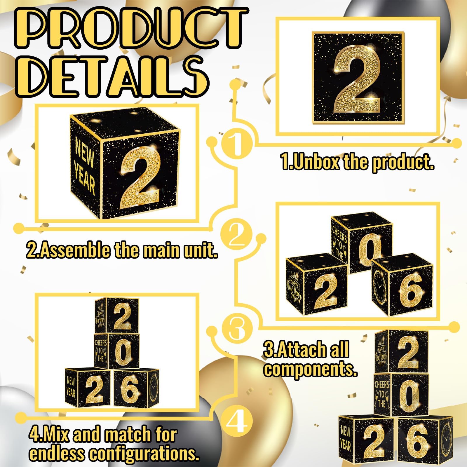 Denylo Pro 2026 balloon box adds outdoor garden party flair.