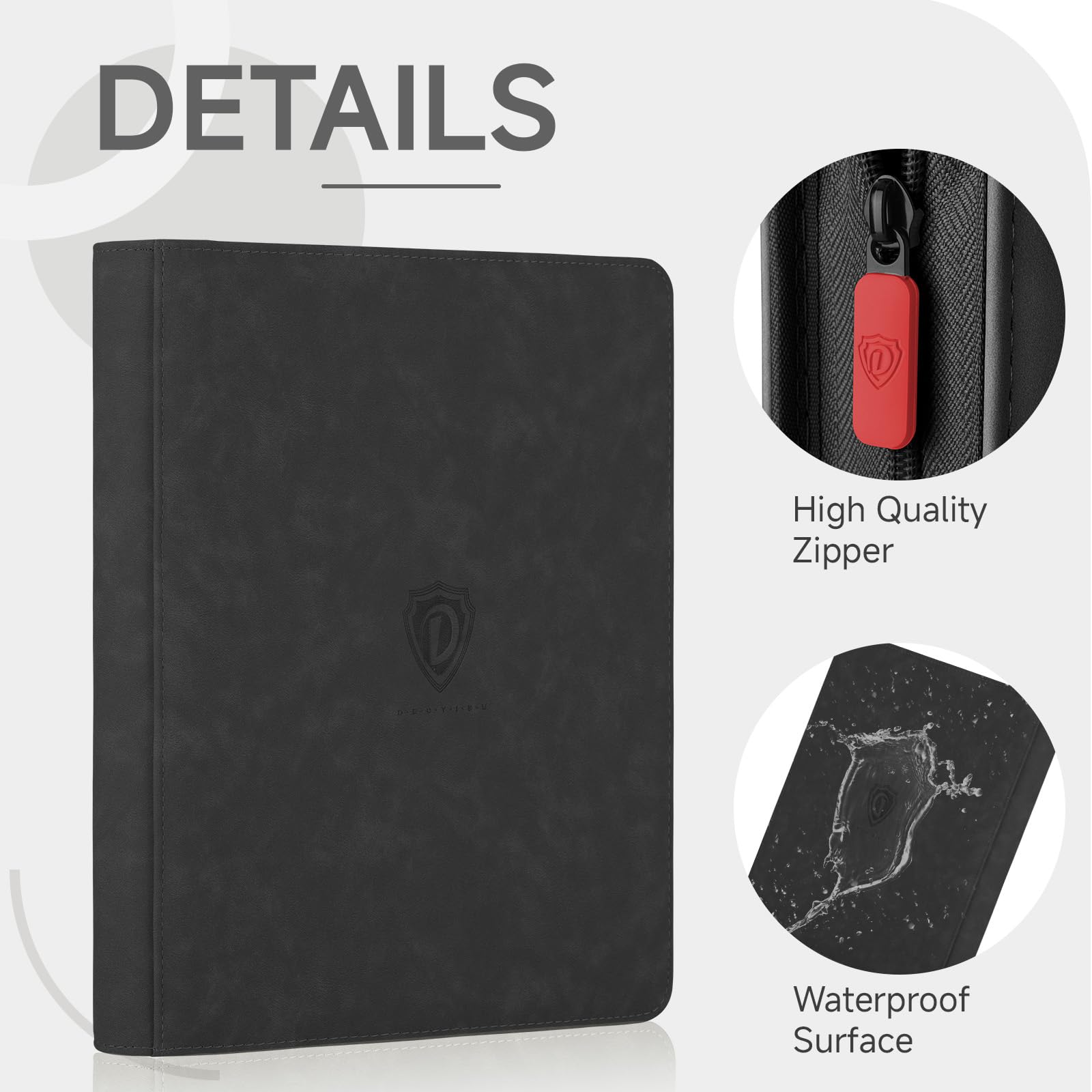 Deoyibu 360-pocket interior design for fast access to cards.