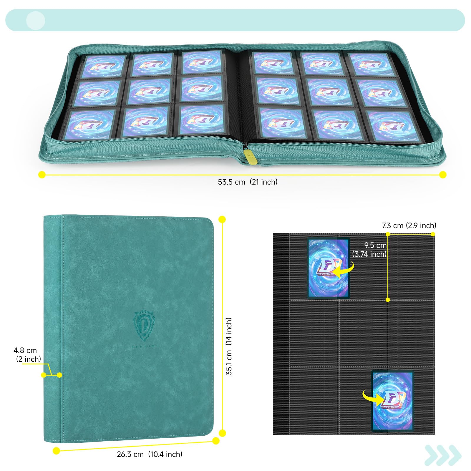 Deoyibu 360-pocket pages demonstrate versatile capacity for MTG and more