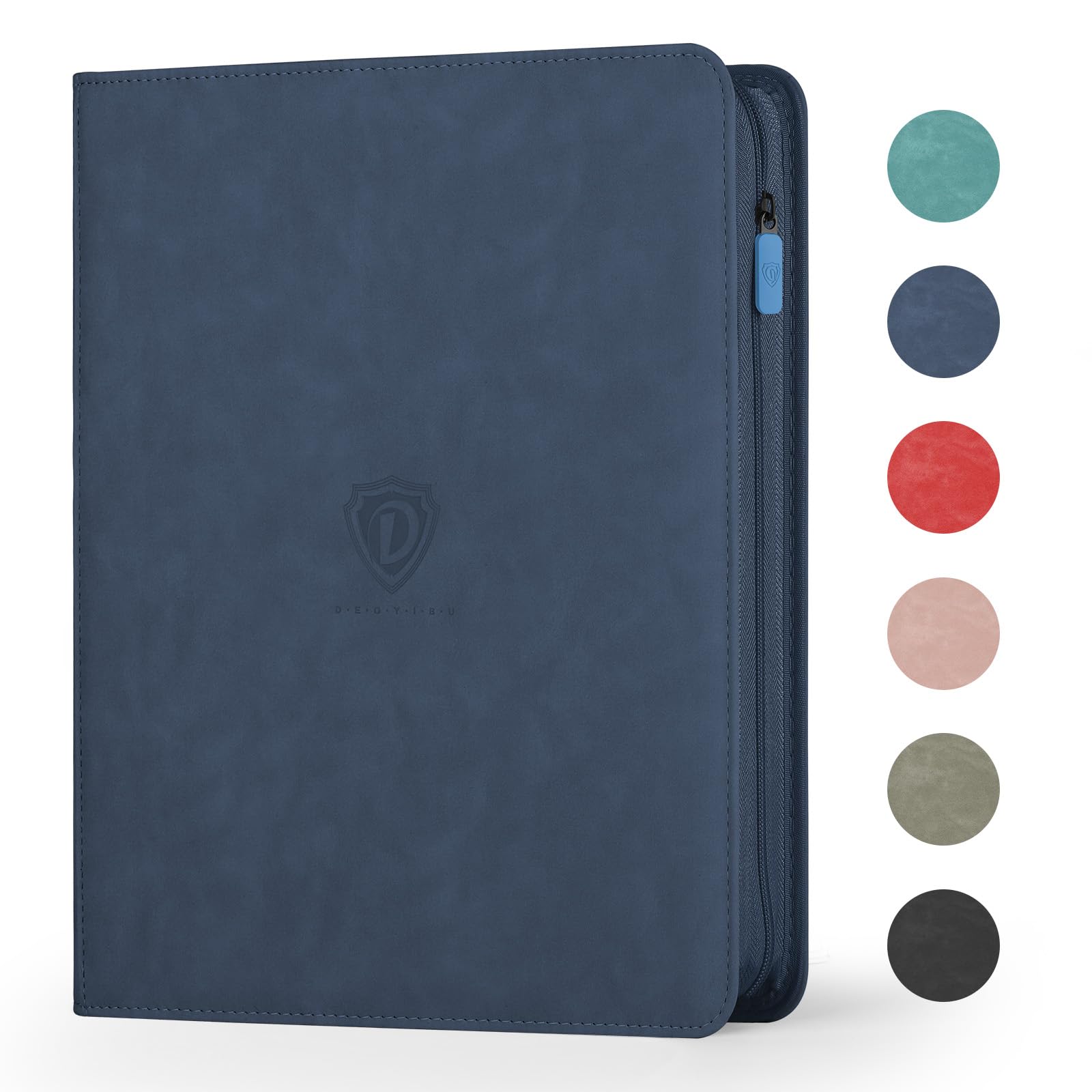 Deoyibu 9-pocket binder front view shows double-sided access for quick card retrieval.