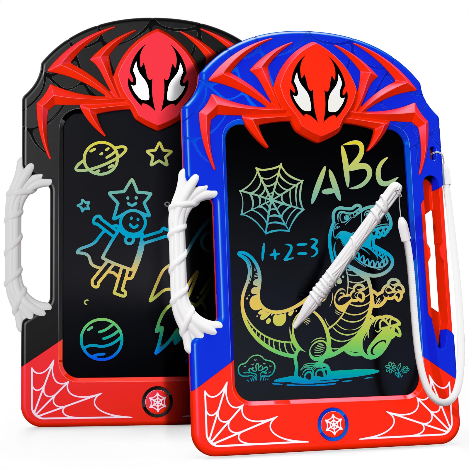 DEOZHANG LCD writing tablet red hero style for shared doodling and storytelling