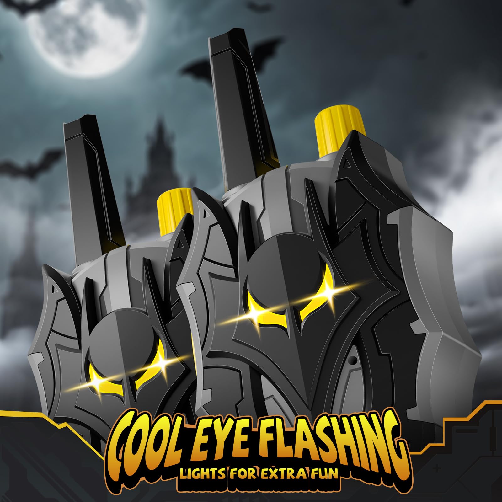 DEOZHANG Walkie Talkie Stealth Spaceship design for cooperative outdoor play.