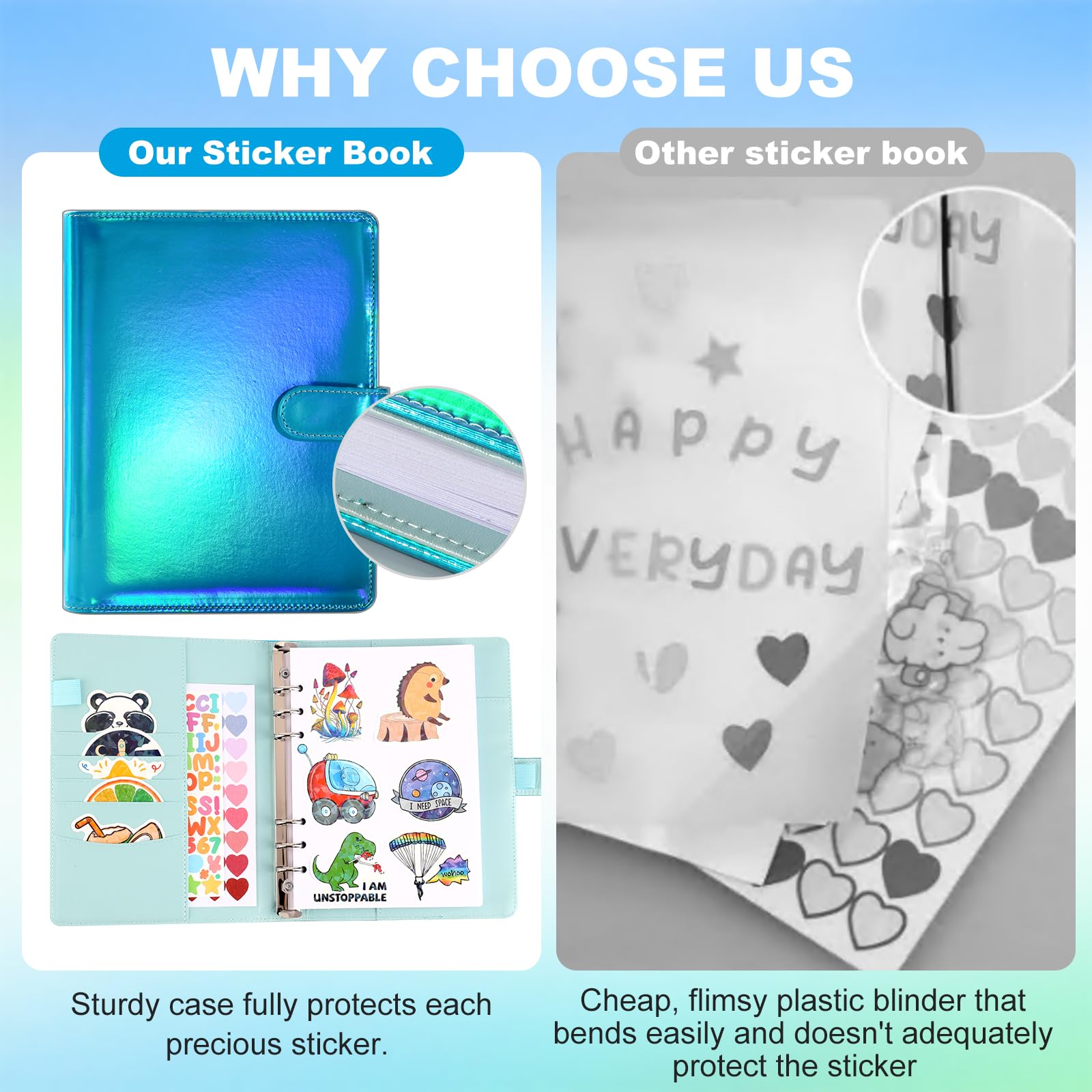 Deqing warm zippered pocket stores small tools and tiny stickers securely.