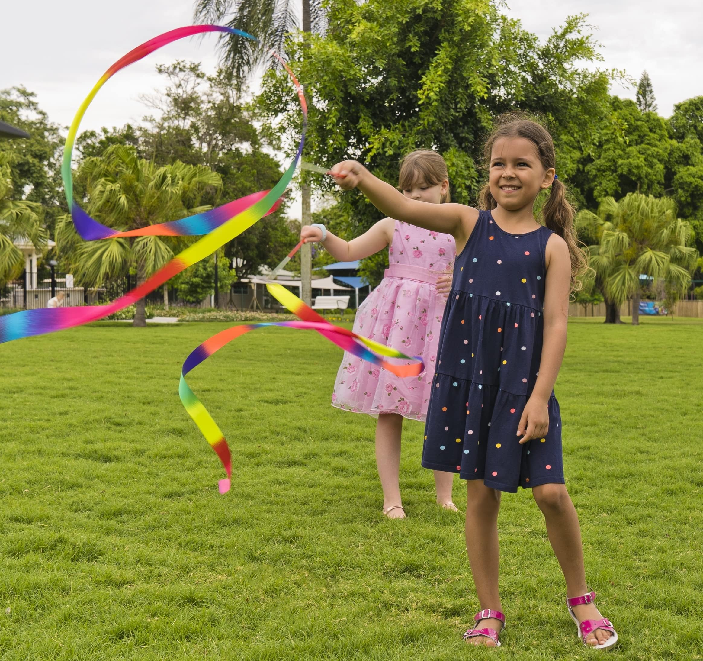 Dervea ribbon wand supports gymnastics routines safely