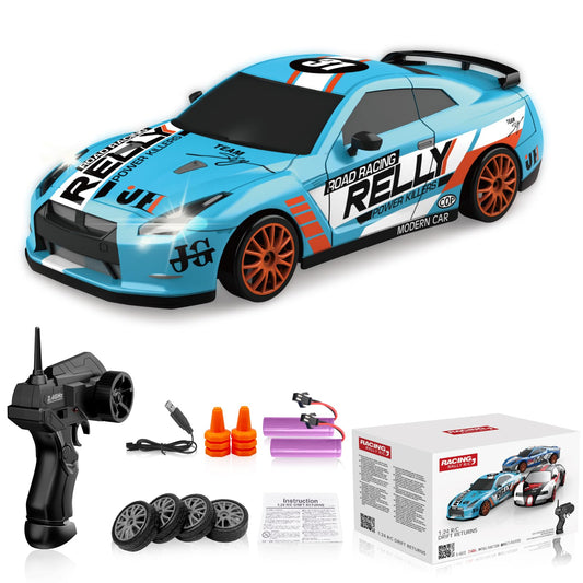 Desdoni RC drift car front lights enhance night visibility for drifting
