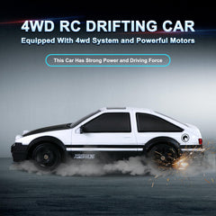 Desdoni RC Drift Car top view highlights compact 1:24 scale