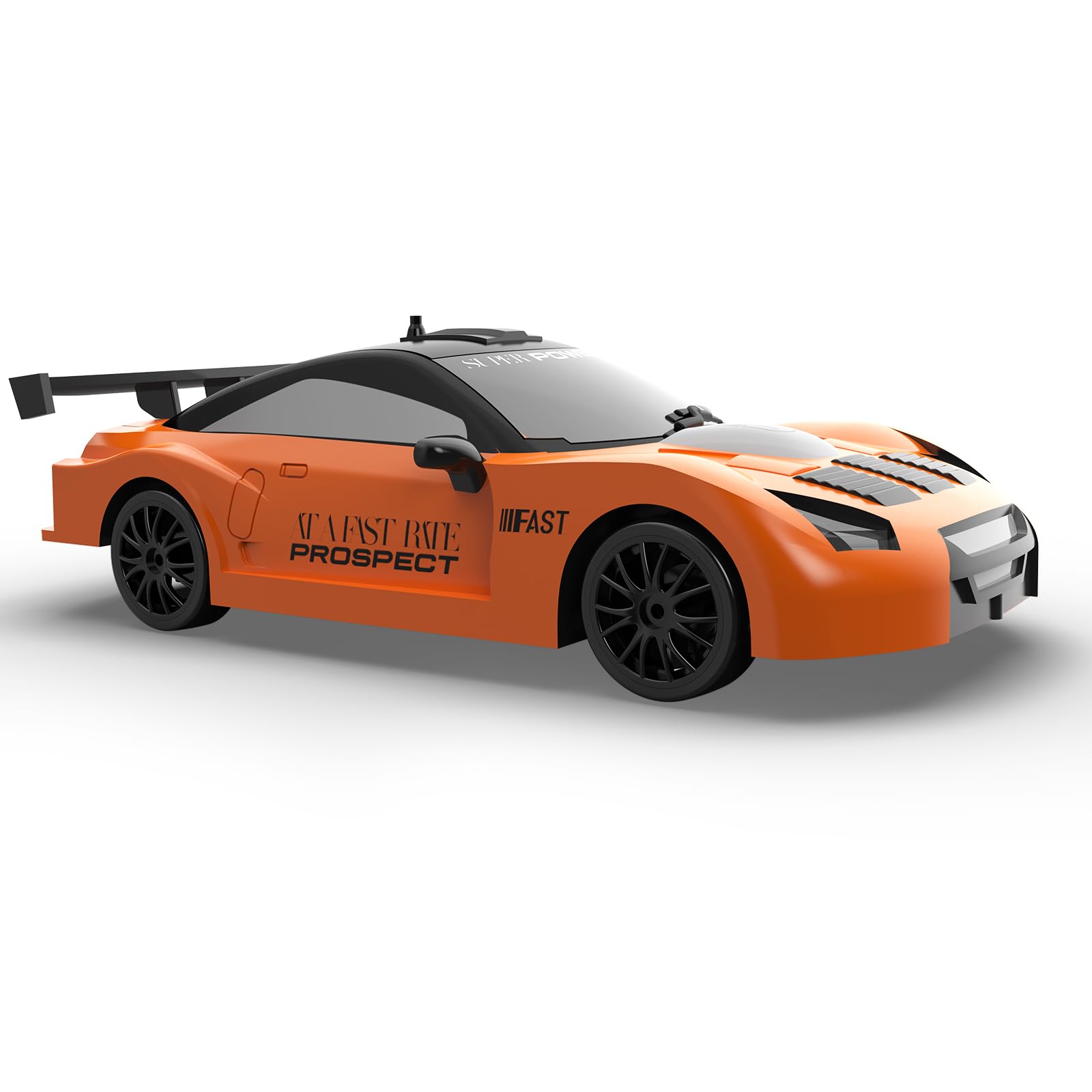 Desdoni RC Drift Car traffic cones included for practice courses.