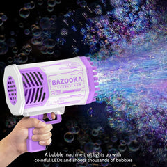 Deserthome Bubble Gun ships with battery and charger for quick power up.