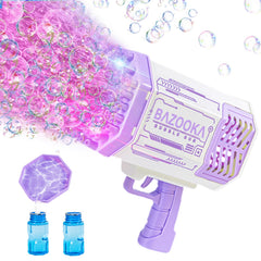 Deserthome Bubble Gun 69 holes lights up for outdoor fun and parties.