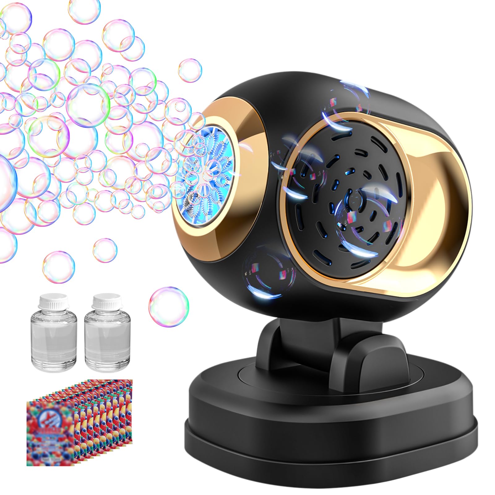 Deserthome bubble machine with LED bubbles brightens outdoor parties