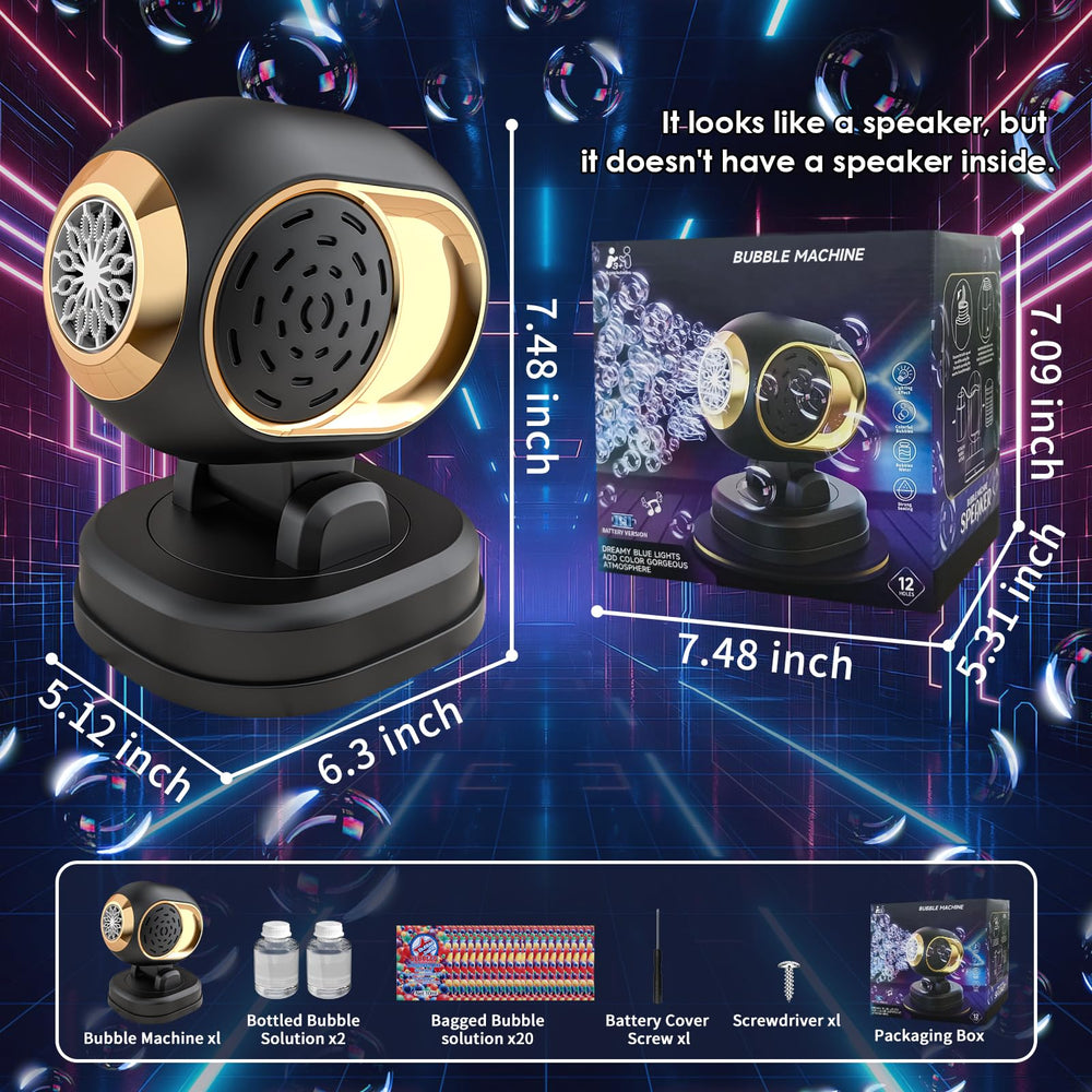 Deserthome bubble machine built with durable non-toxic ABS plastic