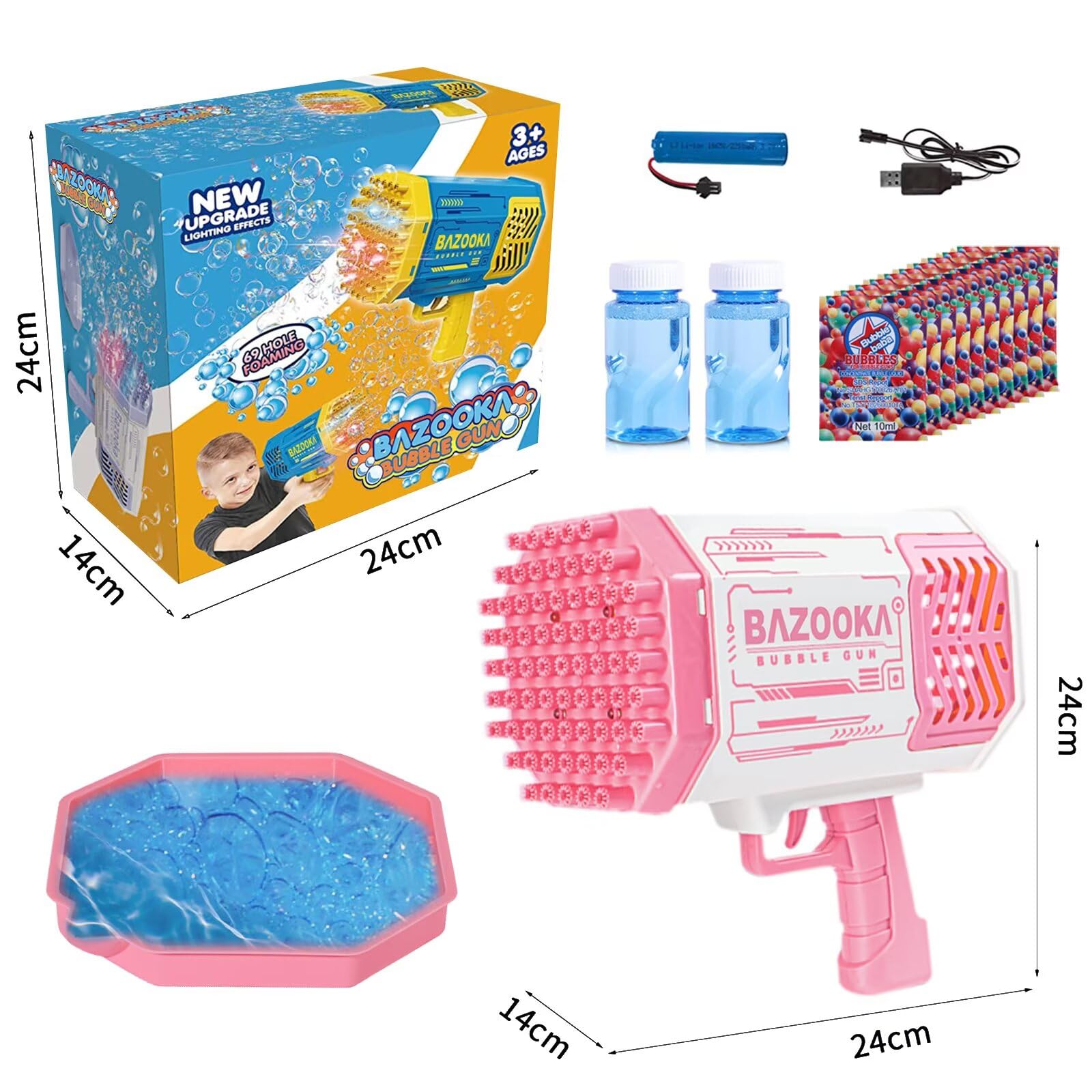 Deserthome Bubble Solution included for instant bubbles