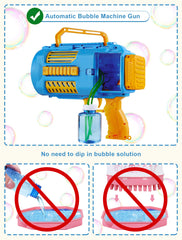 Deserthome easy to use bubble gun designed for kids and parents.
