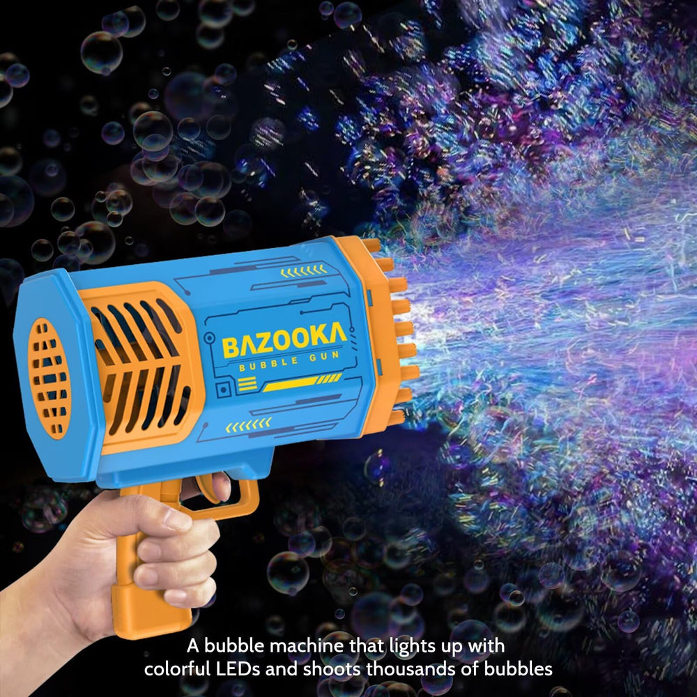 Deserthome light-up bubble blaster creates a magical display.