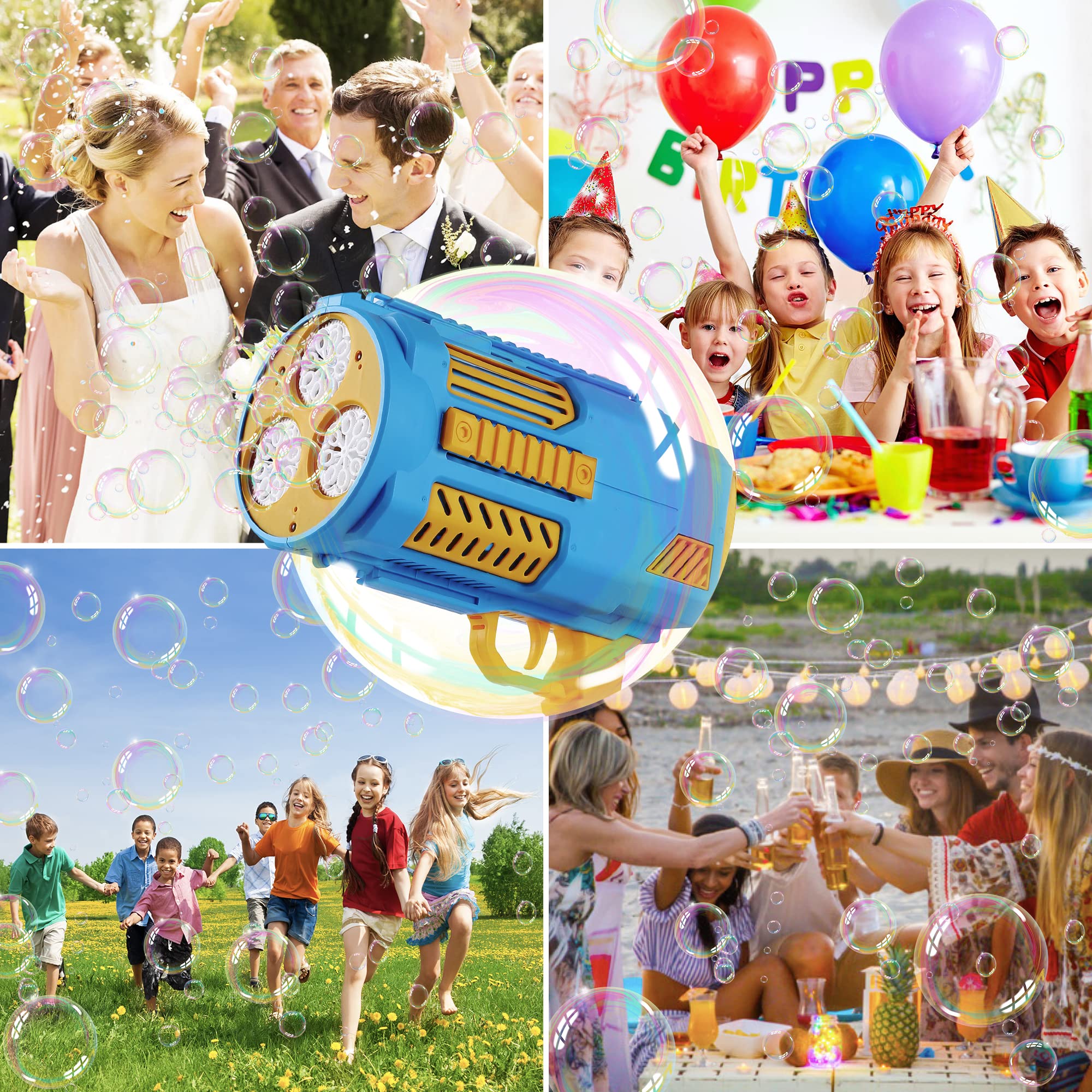 Deserthome portable bubble blaster for indoor and outdoor use.