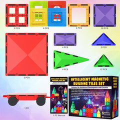 Desire Deluxe tiles feature colorful translucent design for light table use.