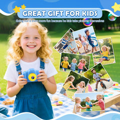 Desuccus Kids Camera with 32GB SD card ready to store photos and videos