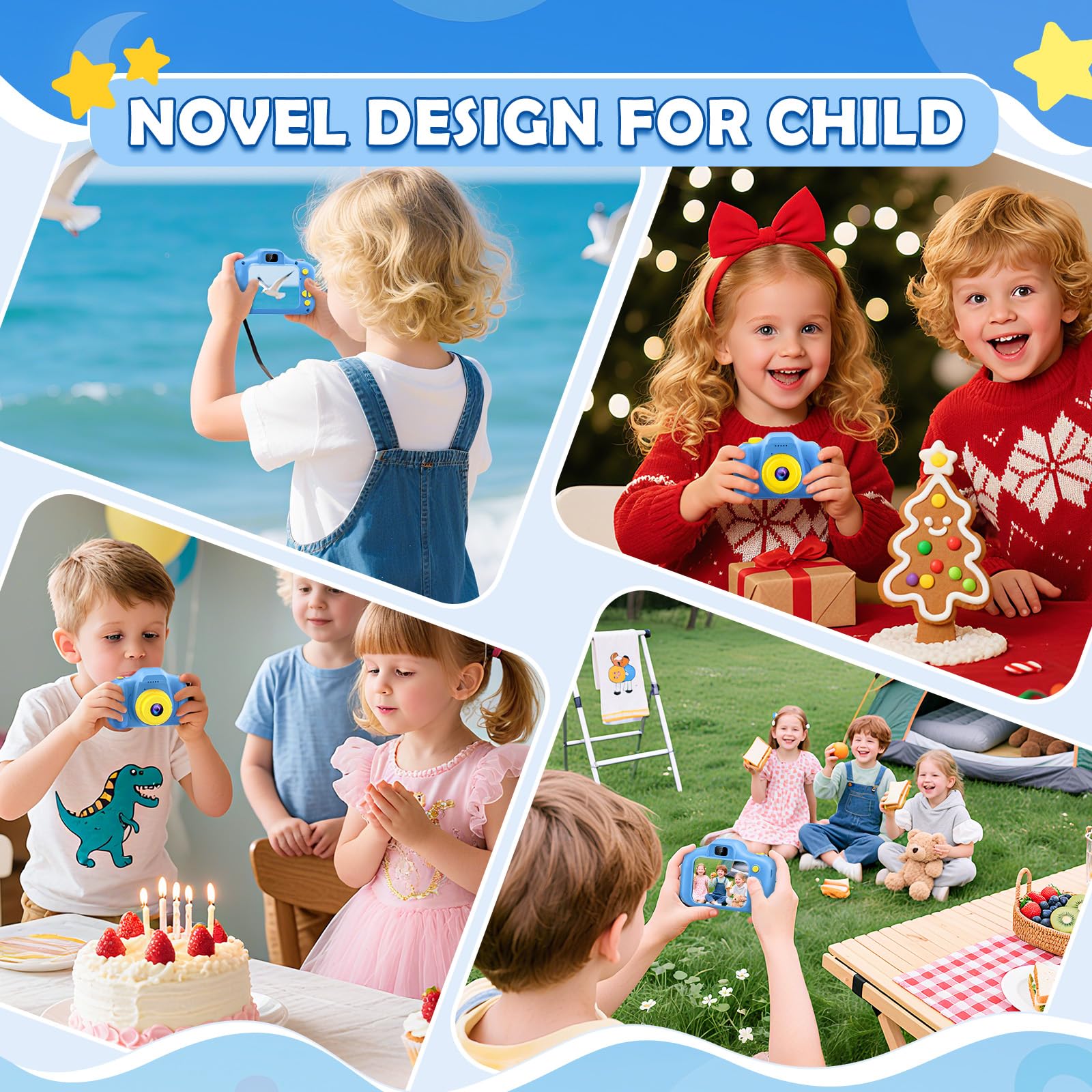 Desuccus Kids Camera rechargeable battery enabling longer play sessions